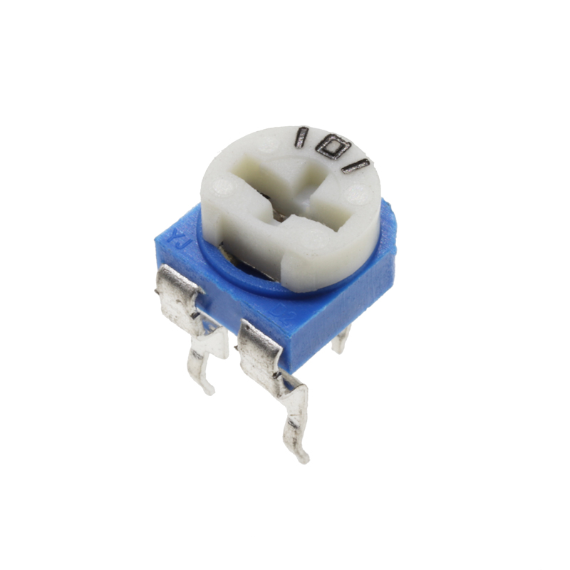 RM065-101 RM065-101 (100R) horizontal Lanbai adjustable blue and white adjustable resistance WH06-2 1 piece = 20 -Taobao