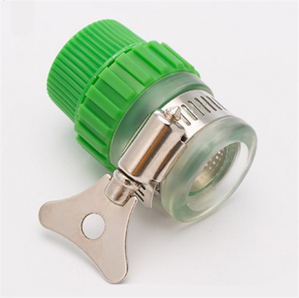 The faucet hose universal joint connector is 12 - 16 snake skin tube