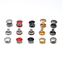 Factory direct high quality electroplating single double-sided rivet bump nail female hat nail iron copper steel installation tool spot