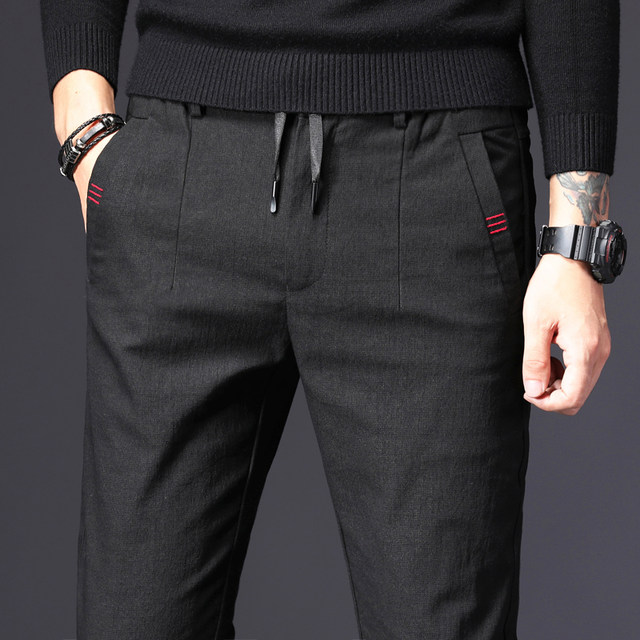 thin mens pants