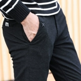 Трендовые универсальные штаны, в корейском стиле, осенние