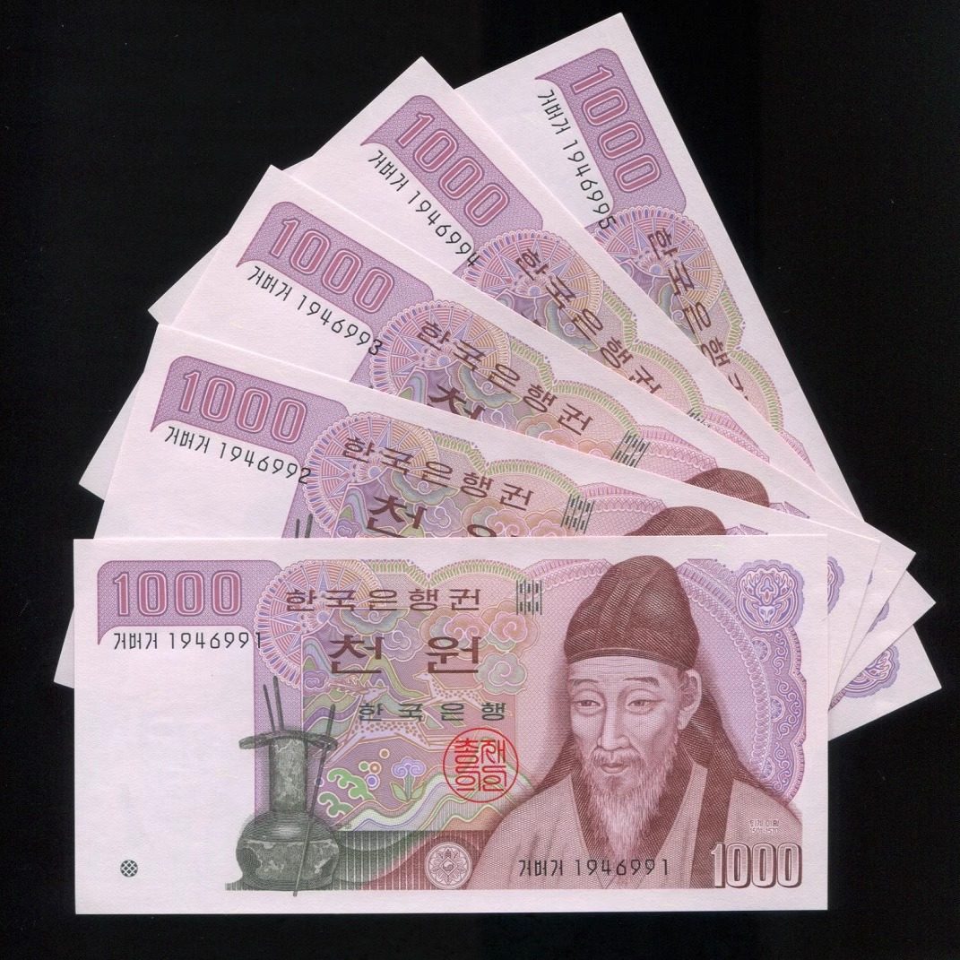 皕年前的韩国风情！UNC全新1983年1000元韩币，带你穿越时空的钱包新宠💰💳-纪念册-淘宝好物网