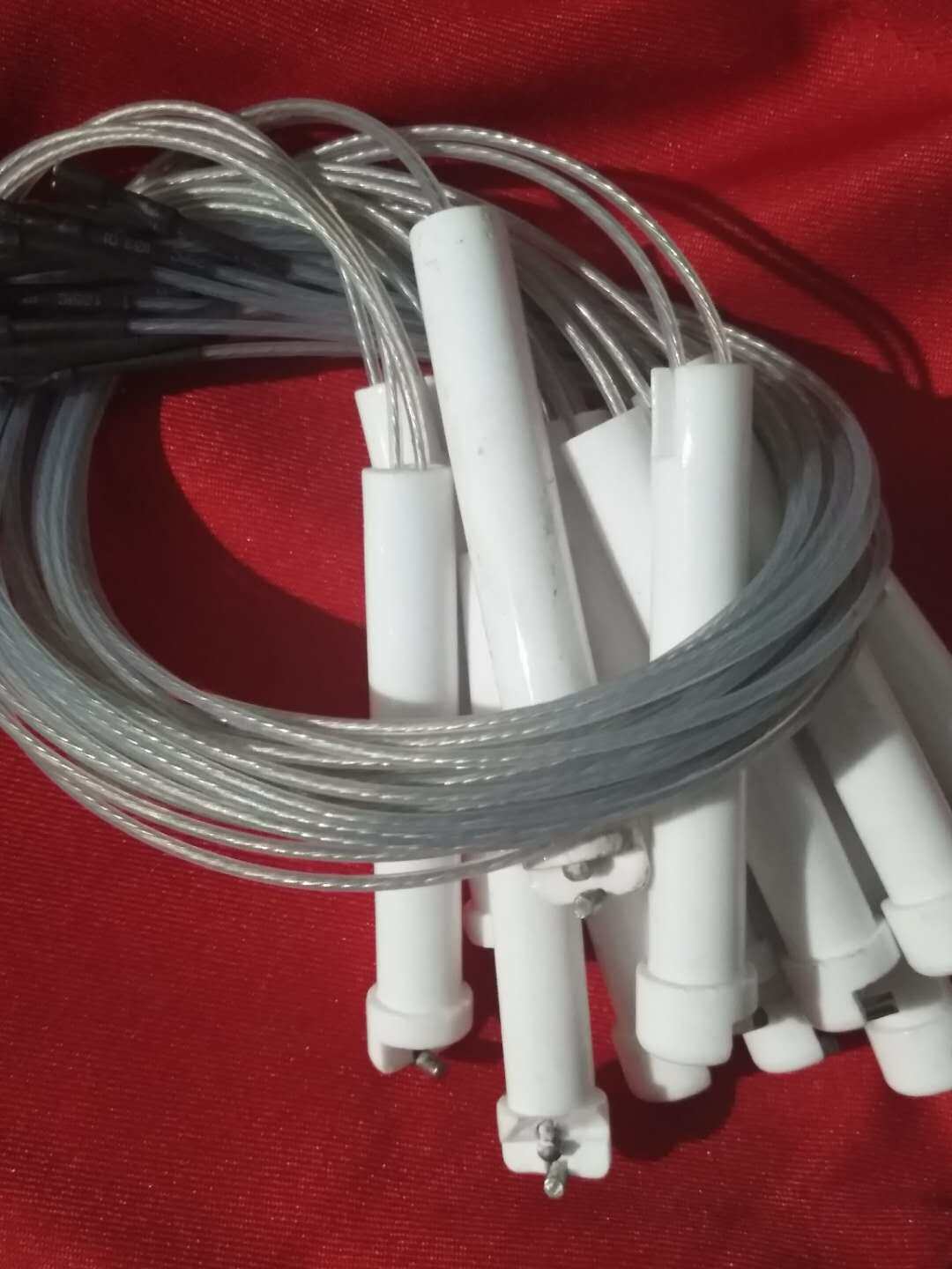 Commercial Meng stove accessories ceramic ignition needle double needle with wire suitable for stainless steel hearth fire needle 12*78