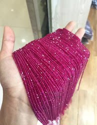DIY 자연 2mm 스피넬 축구 표면 느슨한 구슬