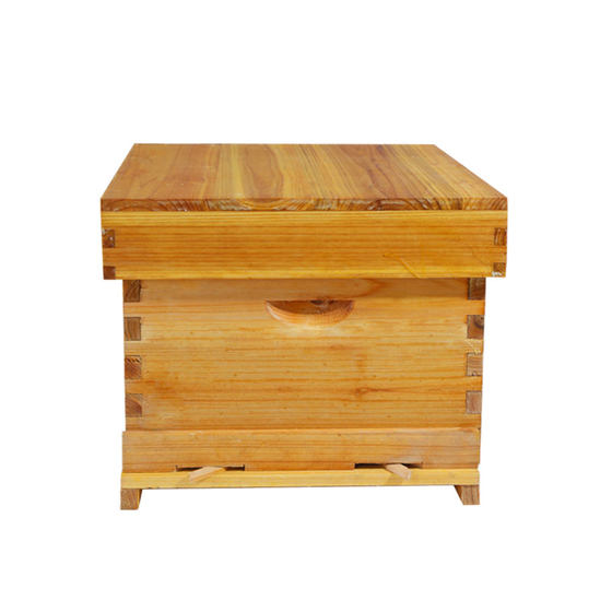 Lanfeng boiled wax fir standard medium bee hive dense bee with a full set of beekeeping tools bee hive ten boxes flat box dedicated