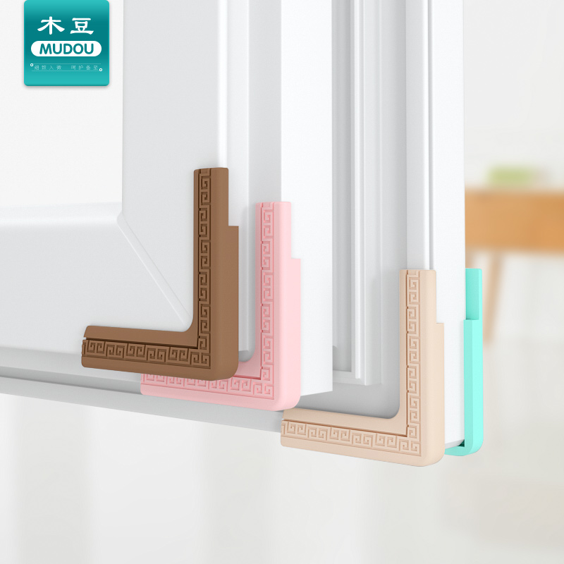 Broken bridge aluminium windows Anti-collision angle Angles aluminium alloy plastic steel Window corner door corner Anti-angle glazed glass anti-kowtow
