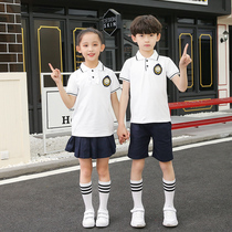 Kindergarten Landscaped Summer Clothing New Childrens College Wind Pure Cotton Class Clothes Sportswear Teachers Kindergarten Garden Clothes Summer Season