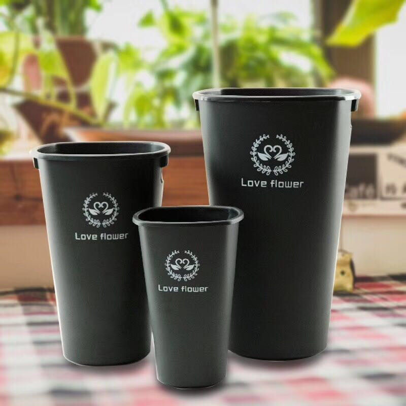 Plastic raised flower Blossom Barrel Eurostyle Large printed with grip to keep the fall flower shop home furnishing barrel Anti-leakage