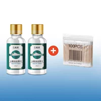 Черный на боковой стороне обуви [2 бутылки]+ватный тампон