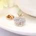 Bốn lá cỏ ba lá nơ pha lê cổ áo pin cổ áo phù hợp với cổ áo clip cổ áo trâm cài khăn lụa nữ khóa pin trâm