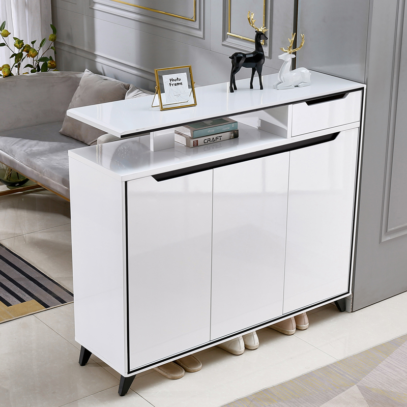 Door Double-sided Shoe cabinet Home minimalist modern door hall Entrance Door Living Room Genguan Partition Cabinet Large Capacity Containing Cabinet
