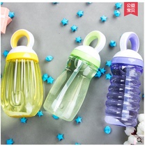 Fuguang Space Cup Children's Suction Cup Cute Anti-fall Plastic Cup Adult Hand Cup Student Creative Drinking Cup