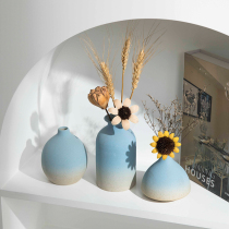 ins wind Nordic home decoration products creative pendulum pieces hydroponic vases frosted texture fresh art folk juku