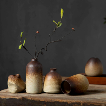 Jingdezhen Small Vase ceramic Desktop Zen Imager Creative minimalist Changing Color Changing Living Room Pendulum flower Flower Flower Flower