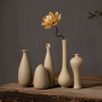 Jingdezhen Ceramic Vase Dry Flower Floral Au Style Flower Arrangement Pendulum Pieces Modern Minimalist Living-room Home Adornment