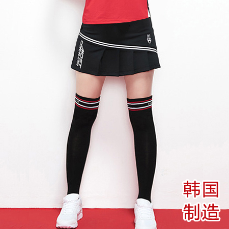 South Korea imported badminton clothing hakama women sports short skirt with safety pants 6056 black v