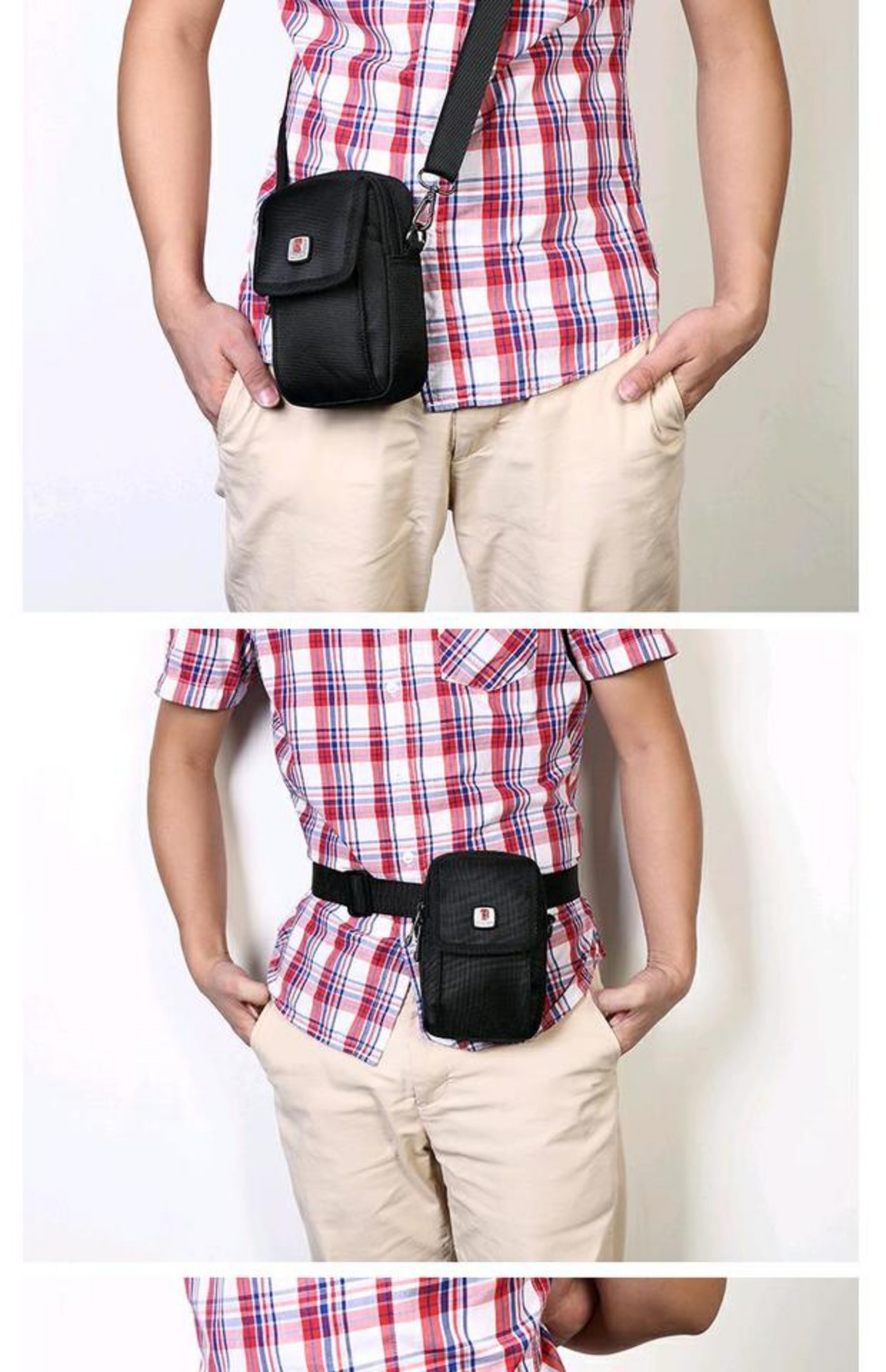 Mới 6 inch 7 inch túi điện thoại di động nam đeo đai nam túi đa chức năng túi thể thao ngoài trời túi điện thoại di động túi xách nữ hàng hiệu dior