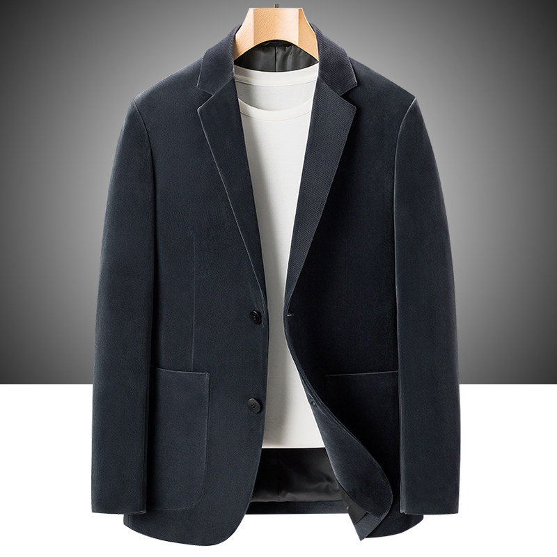 Dio High-end Casual Little Suit Jacket Men's Men's West Suit Blouses Business Korean Version Tide Autumn Winter Moni West Senior Feel