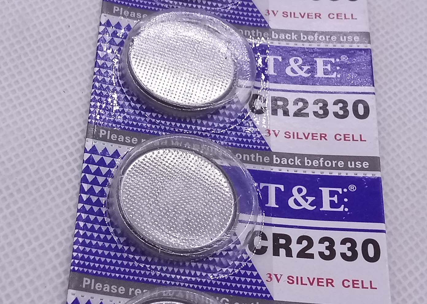 Teni CR2330 Button BATTERY 3V LITHIUM Lithium Timer Smoke Alarm Mechanical Car Remote Control Key Two Grain