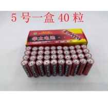  华太5号碳性干电池40粒装玩具遥控器钟表  R6S