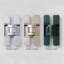  Japan LAMP lamp hinge three-dimensional adjustable door hidden hinge HES3D-120190 dark hinge