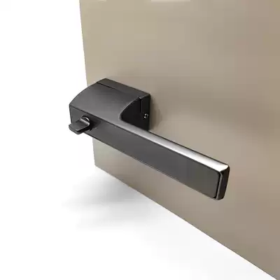 Minimalist door lock Magnetic mute door lock ecological door handle household universal cost-effective sticker wood finish handle