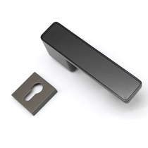 Invisible door door lock dark door handle single side lock no interior door handle with handle inside