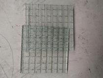 Factory custom-made iron wire dry sandwich glue hollow gray glass Super White tempered frosted carving paint glass silver mirror