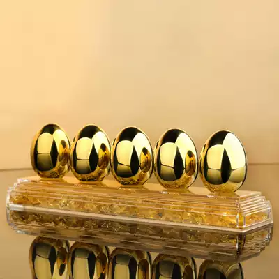 Yimingju 2021 bronze golden egg, year-old golden ornament, bronze solid simulation egg, opening gift, God of wealth