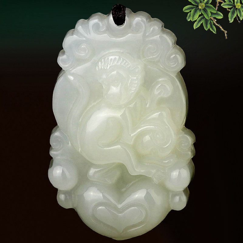 Pendant monkey type of monkey and Tian Yuzodian monkey-shaped monkey-shaped ornament belongs to monkey ornament monkey necklace pendant male and female