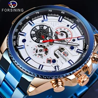 Золотой синий стальной ремешок, ремень, розовое золото