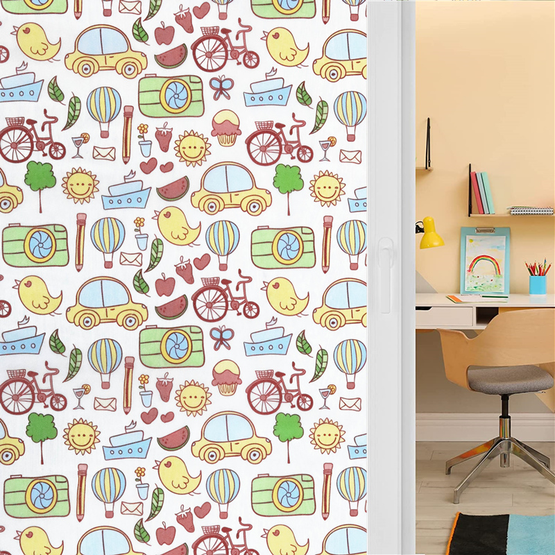 No need for glue eco-friendly glass sticker window sticker anti-light frosted sticker glass paper shading window sticker