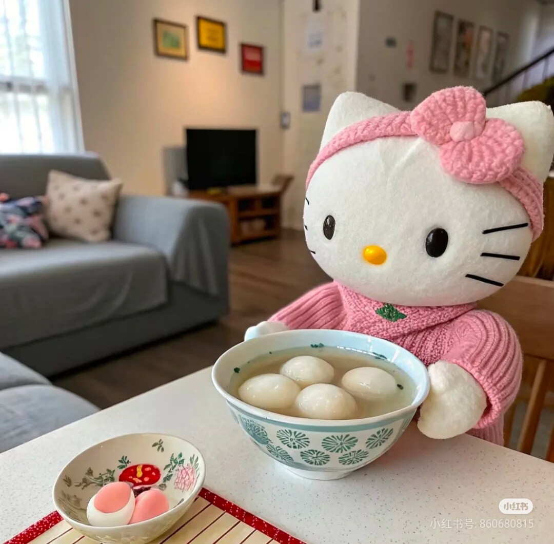汤圆家冰箱贴
