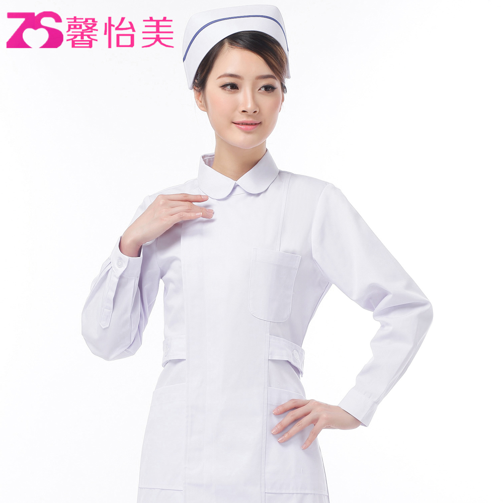 Xionyi Mei nurse dress long sleeved white winter pharmacy clothing intern doctor service beauty care service ICU