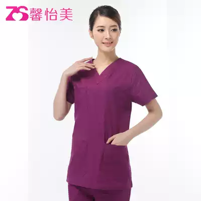 Xinyi beauty brush hand clothes purple dark green surgical clothes high temperature resistant cotton isolation clothes brush Hand Clothes Clothes