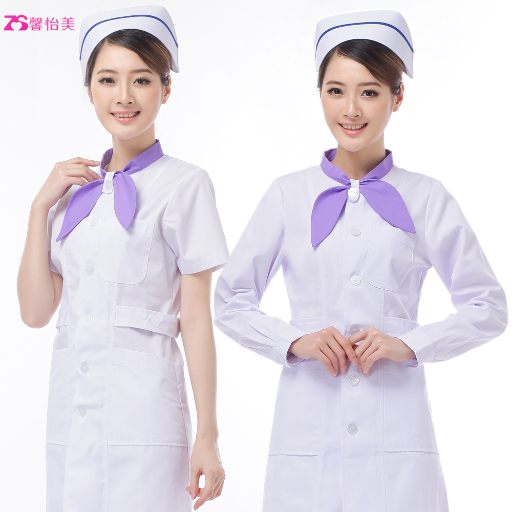 Xinyi Meimei Nursing Clothing Guide Doctor's Short Sleeve Long Sleeve White Coat Medicine Shop Working Suit to Dress Doctor Clothes