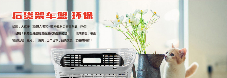 Panier pour vélo LANDON en plastique - Ref 2257265 Image 7