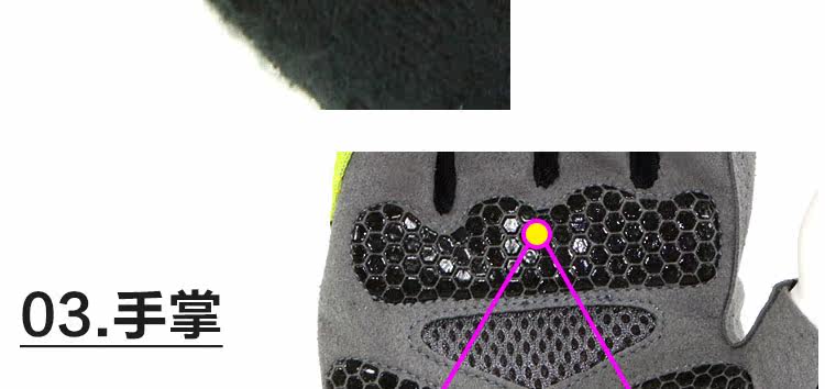 Gants pour vélo mixte LANDON - Ref 2239014 Image 14