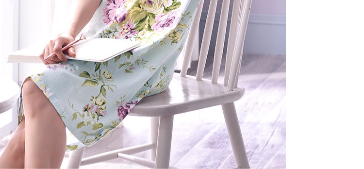 Váy ngủ nữ mùa hè ngắn tay cotton ngủ mùa hè mỏng phần mẹ lỏng kích thước lớn cotton dịch vụ nhà váy váy đầm mặc nhà trung niên