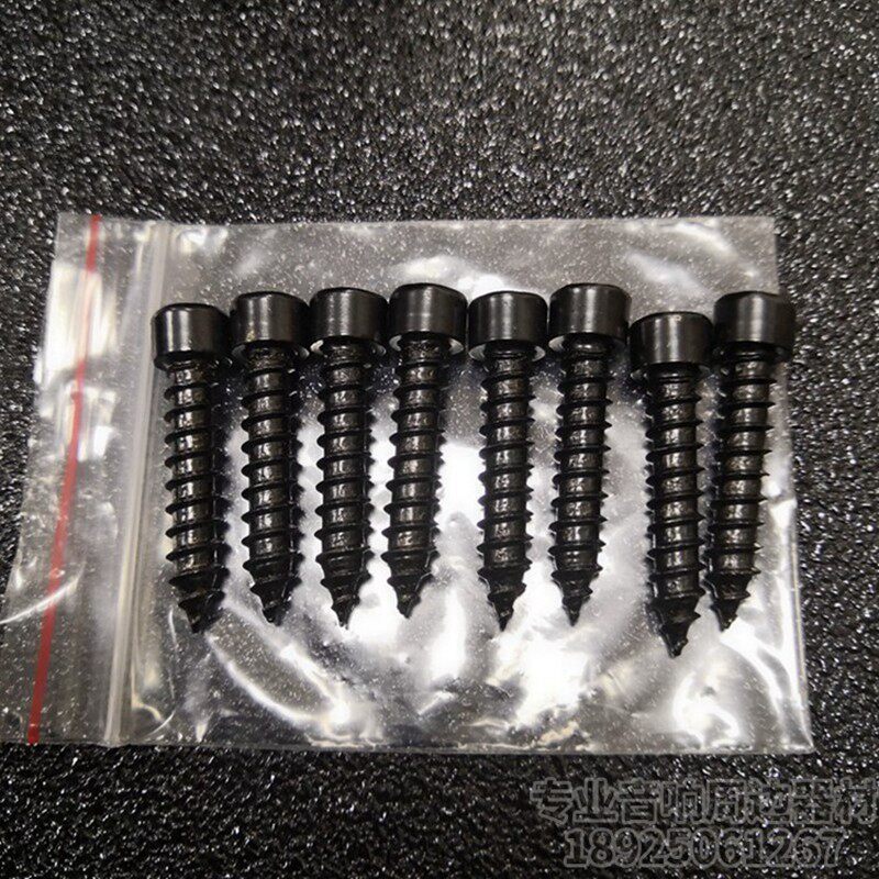 Universal subwoofer screws Hexagon screws Cup head screws Self-tapping screws Flat head screws 8 packs