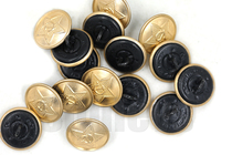 Original Soviet military uniform metal buttons