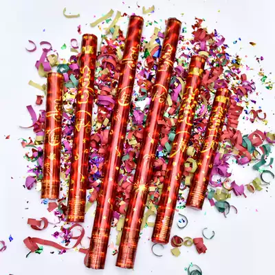 Wedding supplies a hundred years of good flowers wedding ceremony flower salute wedding gun holding a gift flower