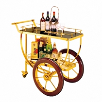 Cake car golden wine truck mobile trolley hotel service car 4s shop tea truck delivery cart KTV cart