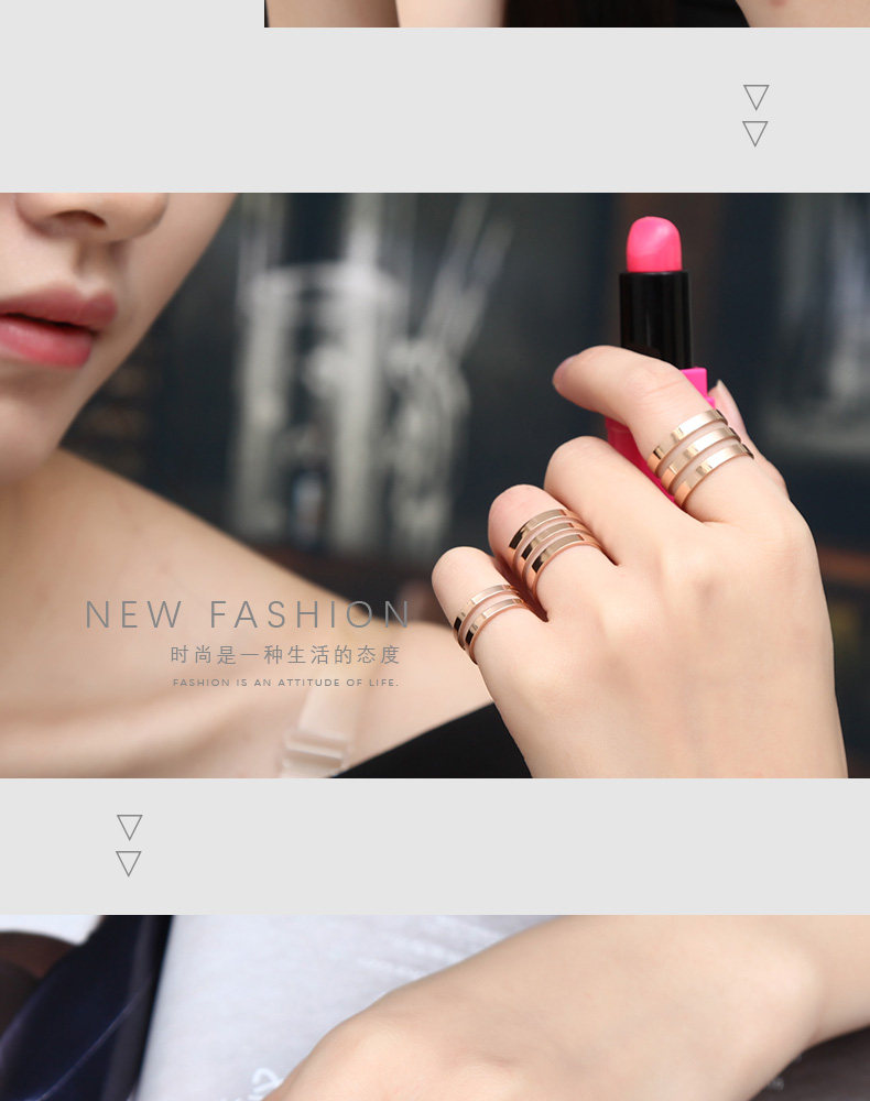 Bague Femme en Acier au titane - Ref 3087805 Image 11