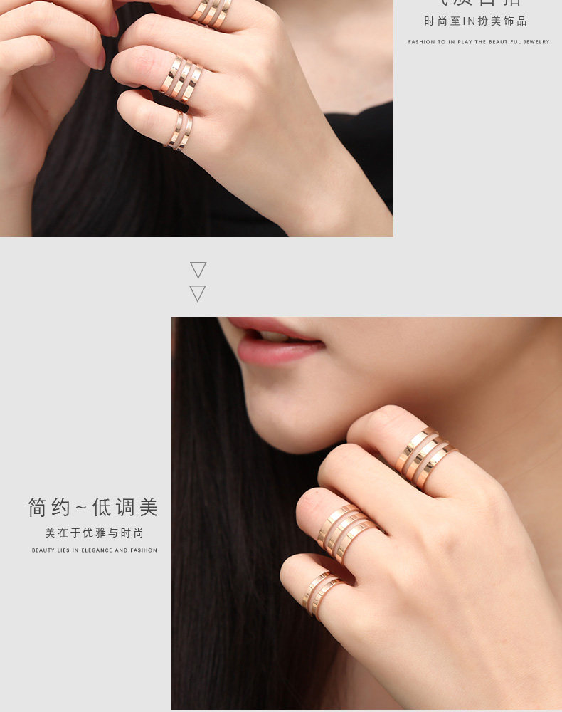 Bague Femme en Acier au titane - Ref 3087805 Image 8