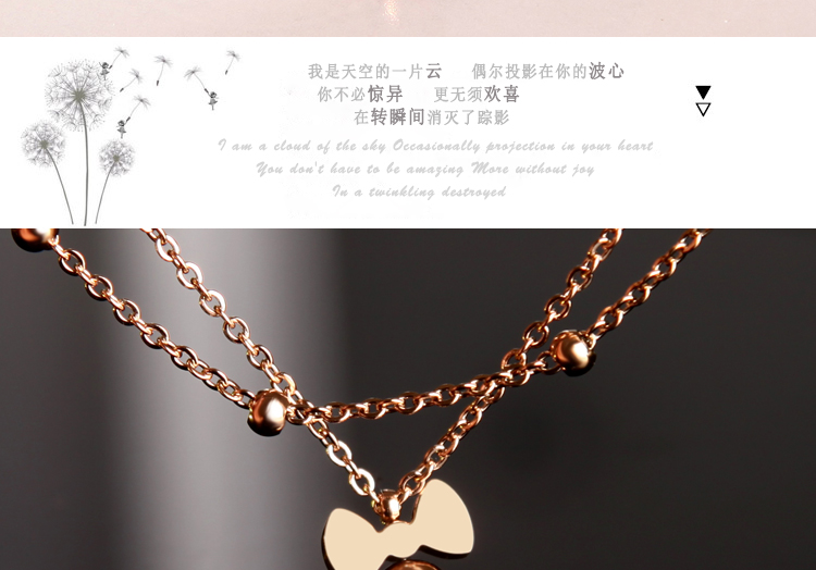 Phiên bản hàn quốc Hàn Quốc đơn giản mạ vàng hồng 18K màu vàng vòng chân vàng nữ thời trang bằng thép titan lắc chân nữ