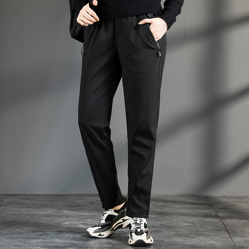 Winter Rush Pants Women Outdoor Plus Suede Thickened Windproof warm elastic Mountainpants men waterproof and breathable straight drum long pants