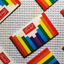 Special Italian rainbow needle for cross stitch smooth blunt head non-pricking hand 25 sewing and embroidery needles large four-strand size 24