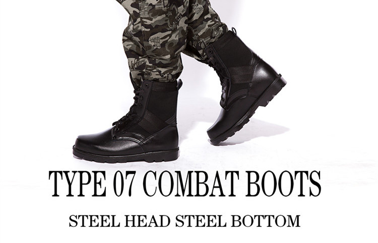 Boots militaires pour homme - amortissement - Ref 1396751 Image 18