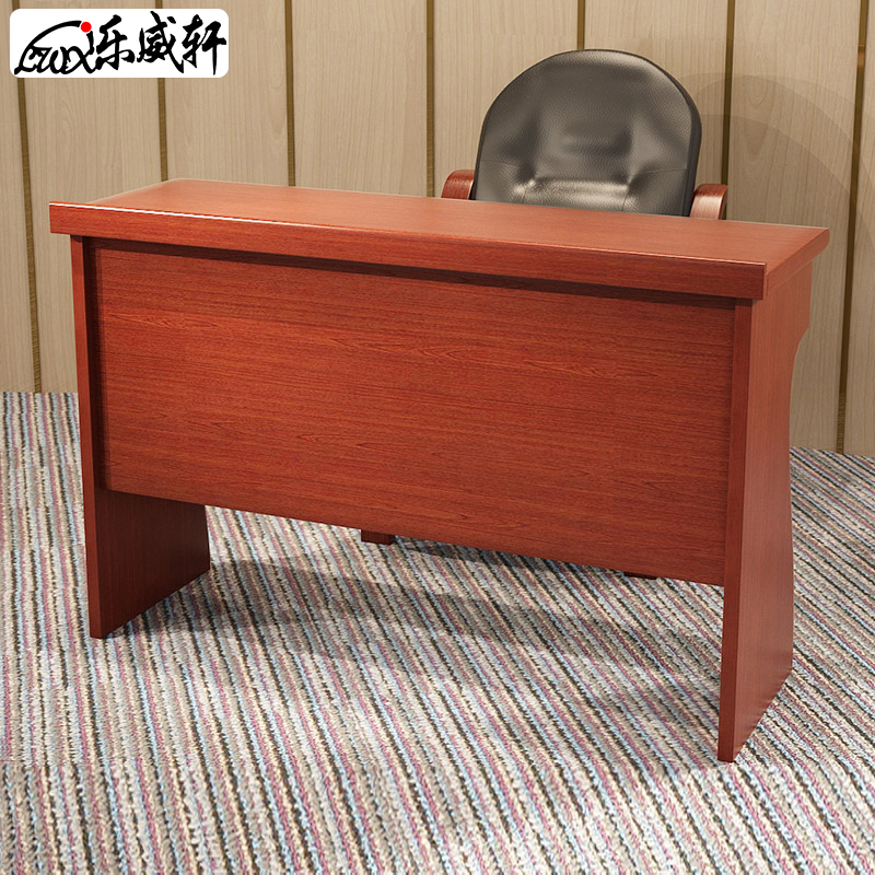 Lo Wei Xuan training desk Training table Long table Simple training table Conference table Solid wood leather commentary desk Lectern